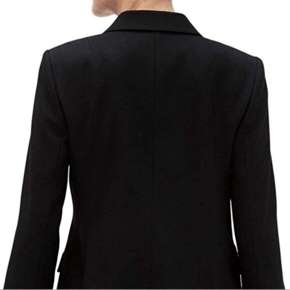BANANA REPUBLIC classic blazer Size 00P Black Pockets Lined Business - Picture 10 of 13